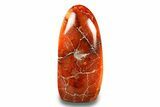 Free-Standing, Polished Carnelian Agate - Madagascar #283471-1